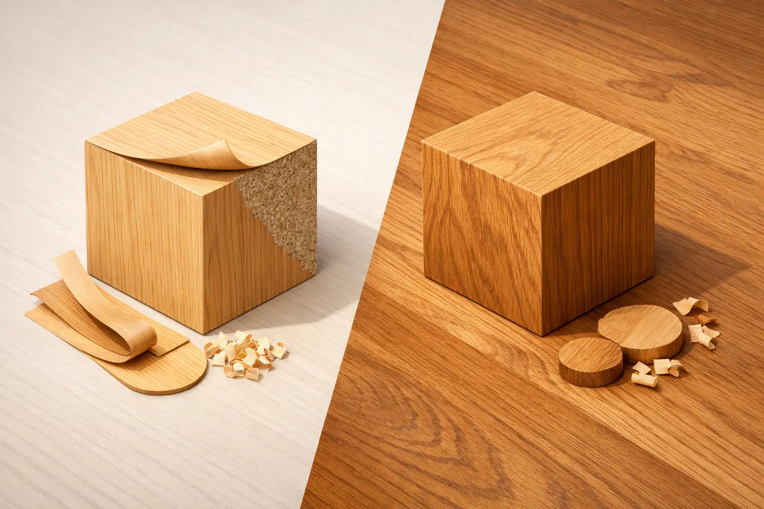 Oak Veneer Versus Solid Oak: What Lasts?