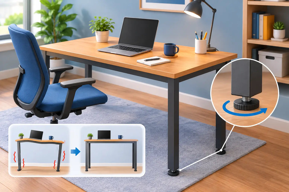 How to Prevent Desk Wobble for a Steadier Workspace