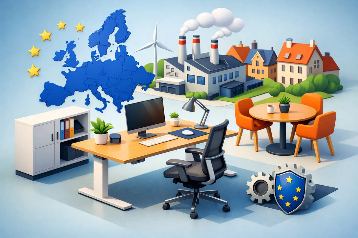 Meble biurowe wyprodukowane w Europie, które są trwałe