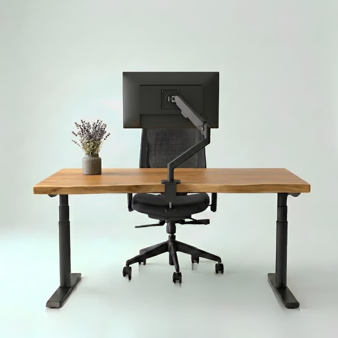 OAKO skrivebord #Alive Wood Combo_Natural - Sort