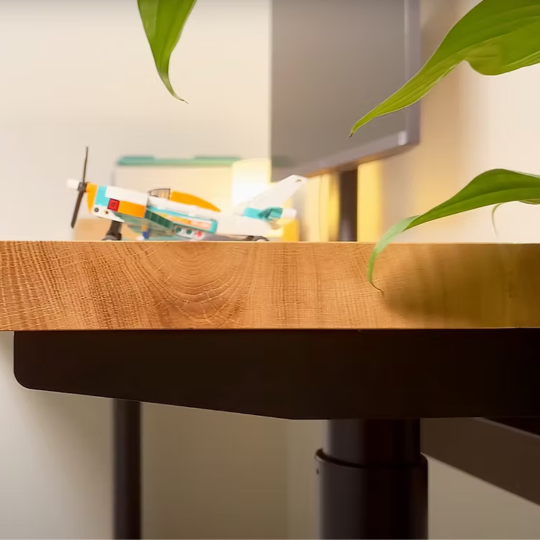 OAKO skrivebord #Alive Wood Combo_Natural - Sort