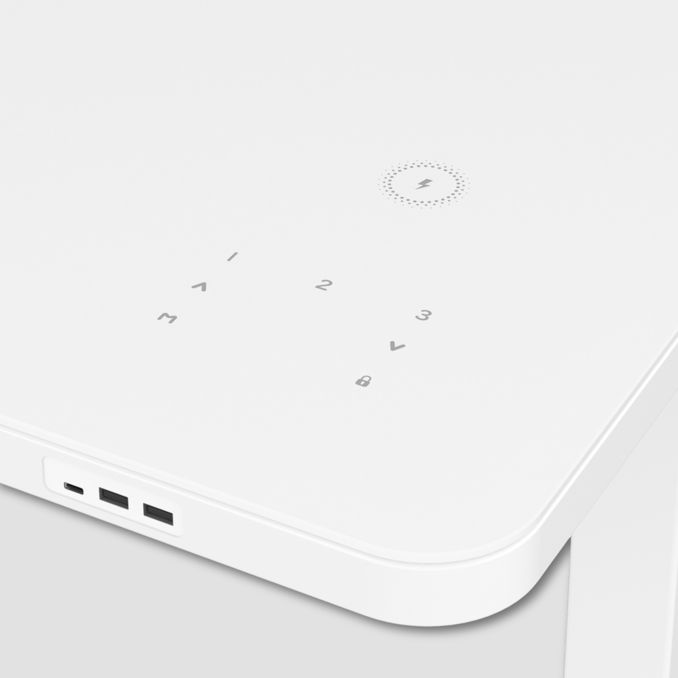 Kombinations-Schreibtisch für zu Hause #Farbe_Weiß