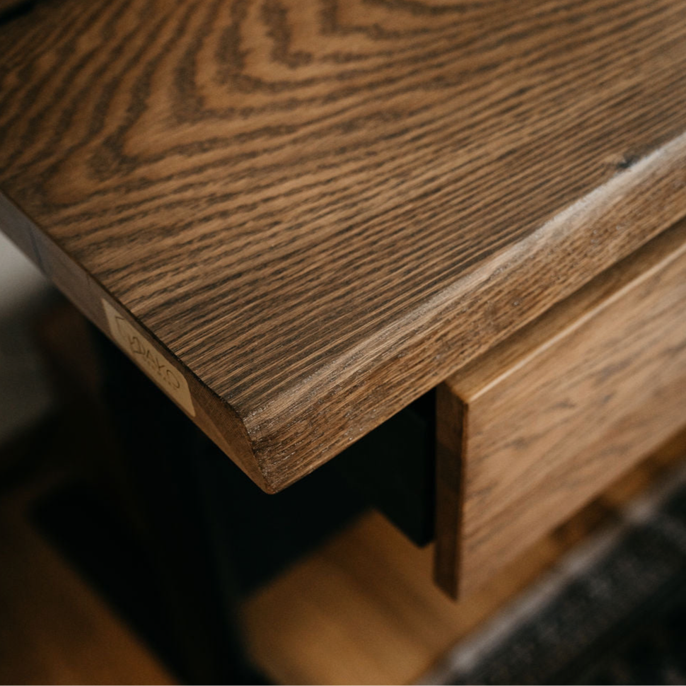 OAKO bureau #Alive Wood Combo_Terra - Zwart