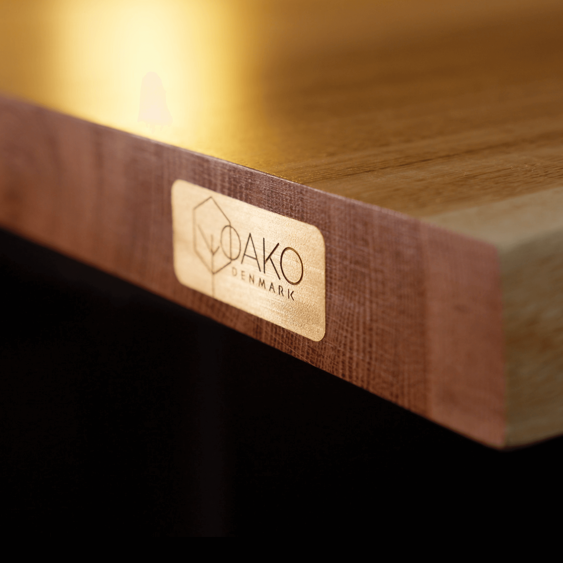 OAKO skrivebord #Alive Wood Combo_Natural - Sort