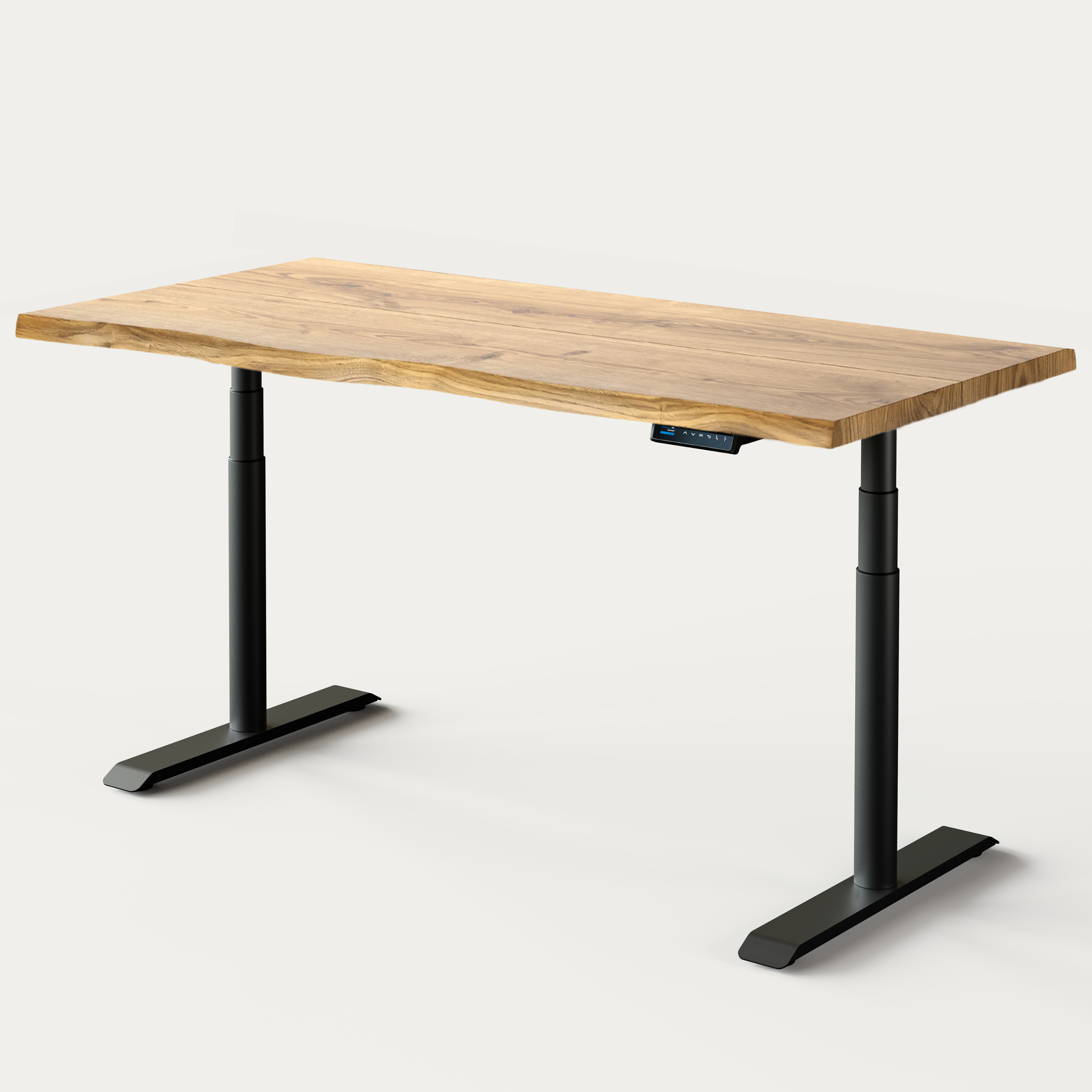 OAKO desk #Alive Wood Combo_Natural - Black