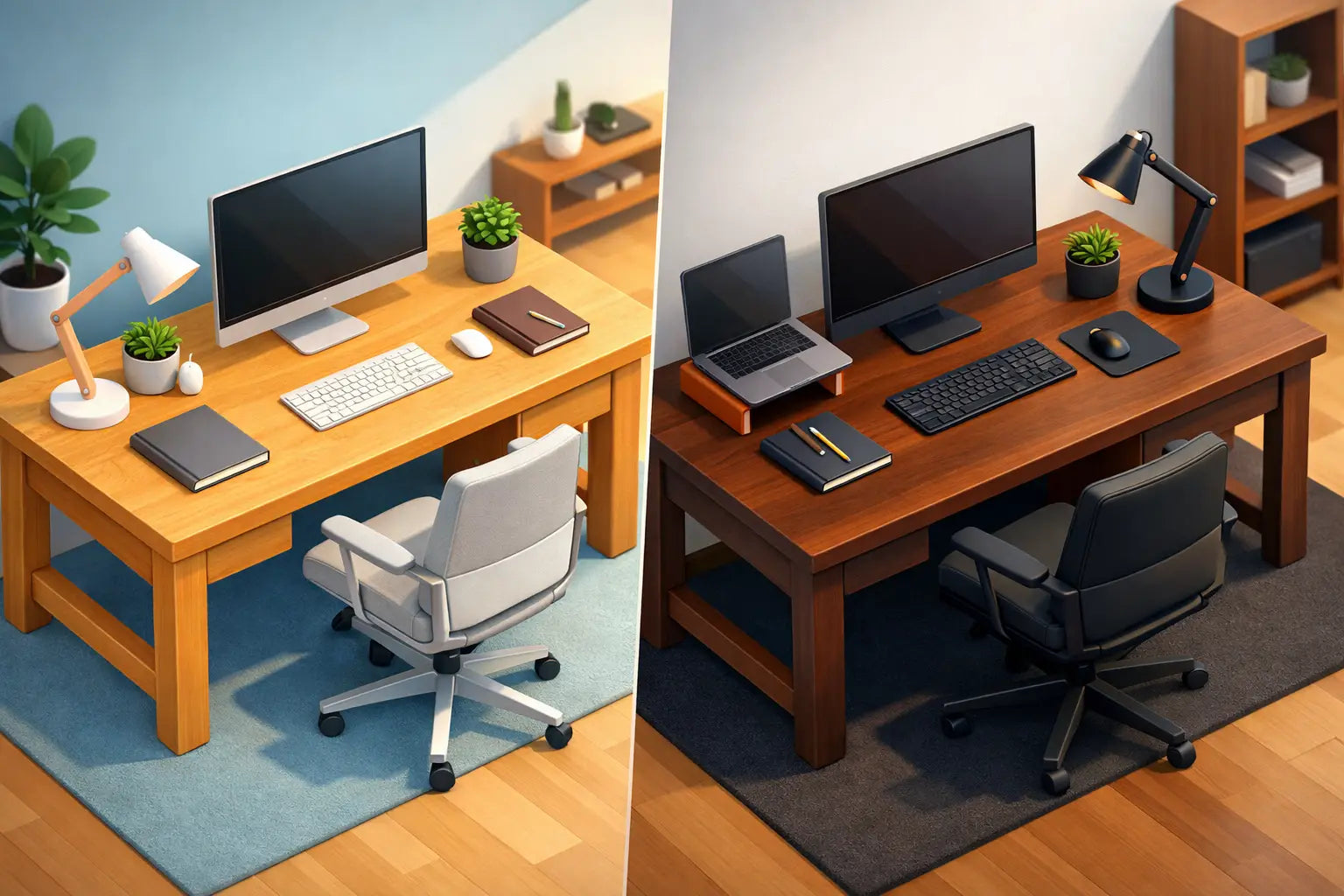 Solid Oak Desk vs Walnut: Which Fits Your Workspace?