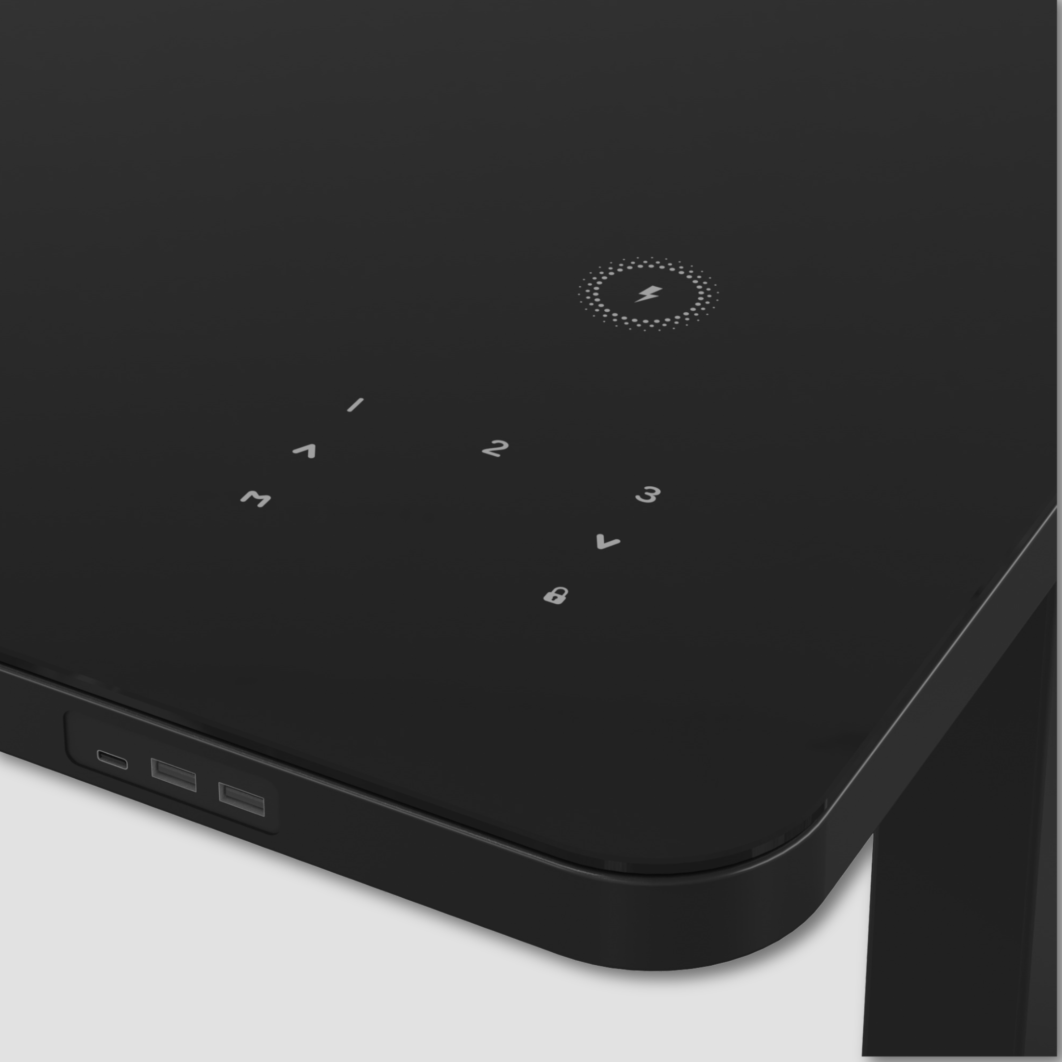 Kombinations-Schreibtisch für zu Hause #Farbe_Schwarz