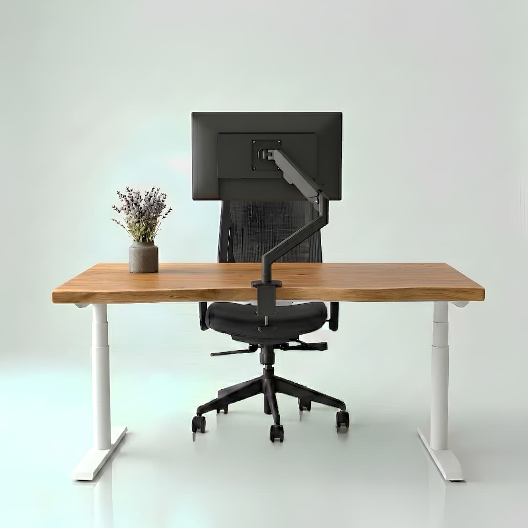 OAKO desk #Alive Wood Combo_Natural - White