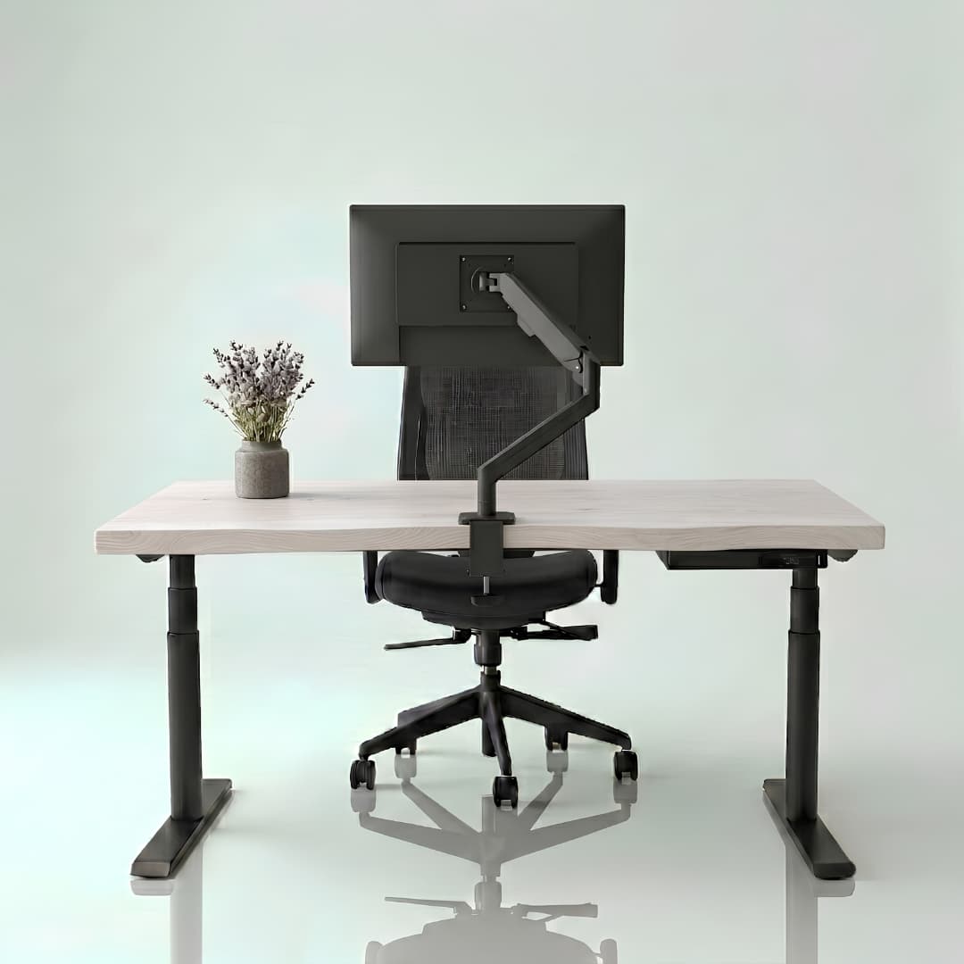 OAKO desk #Alive Wood Combo_Artic - Black
