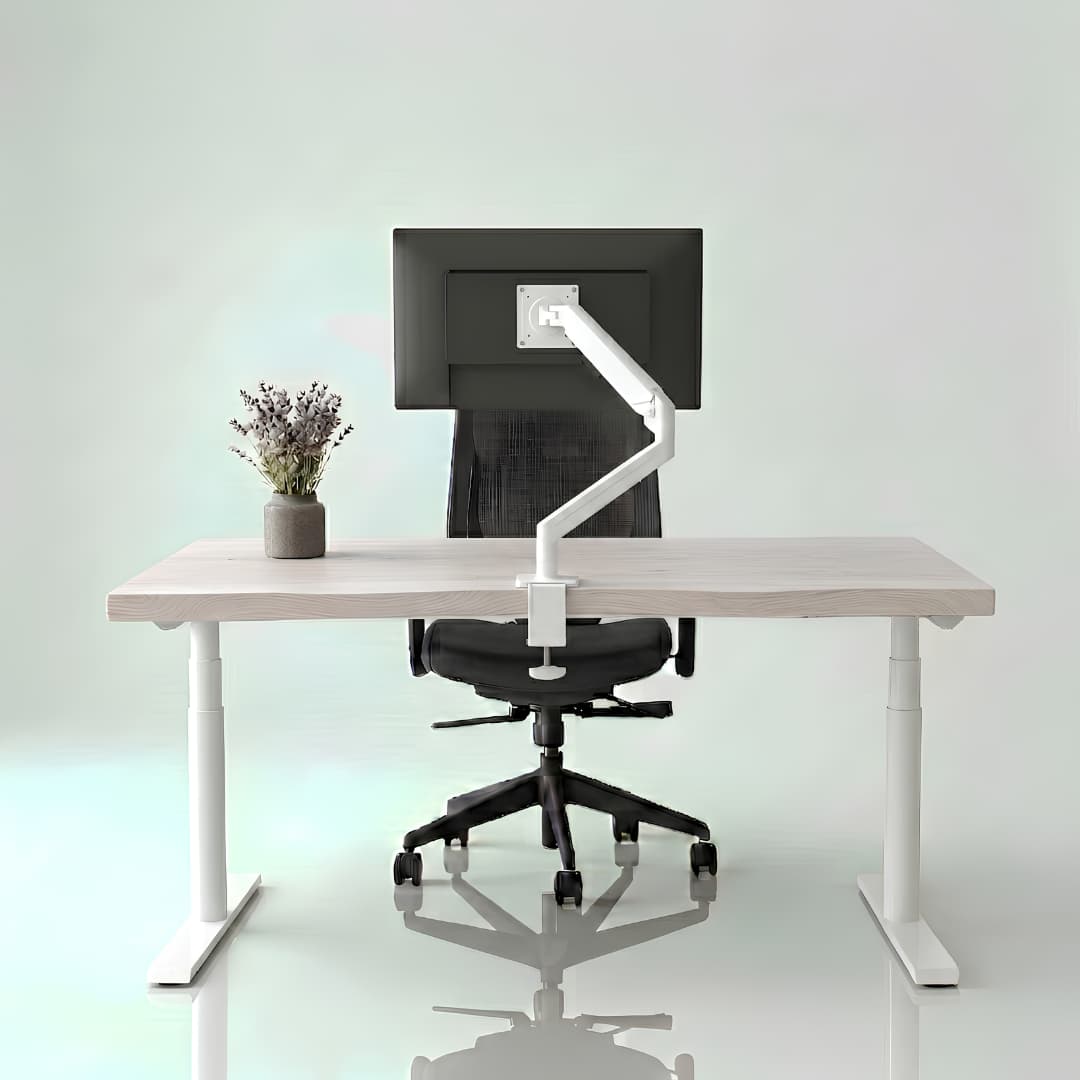 OAKO desk #Alive Wood Combo_Artic - White