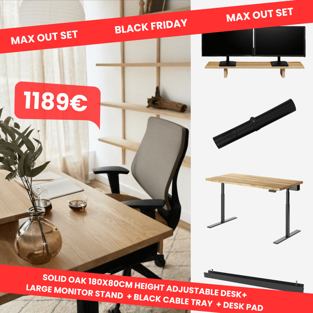 Stand Desk & Accessories | Wooden Stand Desk | OAKO Denmark