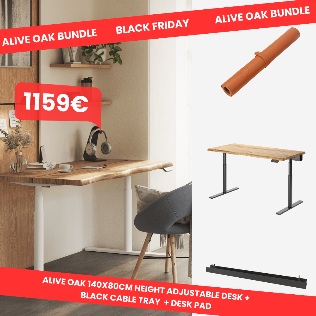 Wood Standing Desk | Oak Standing Desk | OAKO Denmark