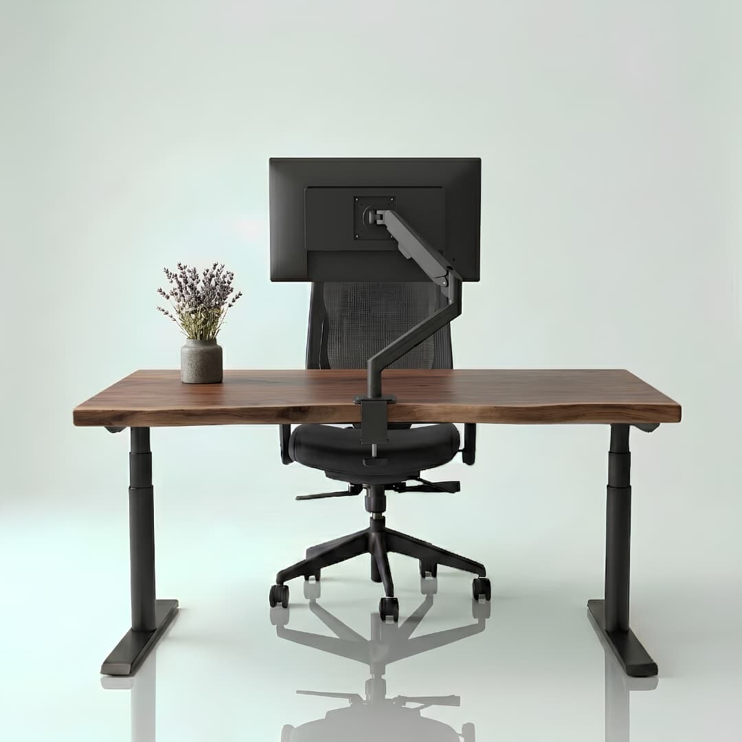 OAKO skrivebord #Alive Wood Combo_Terra - Sort