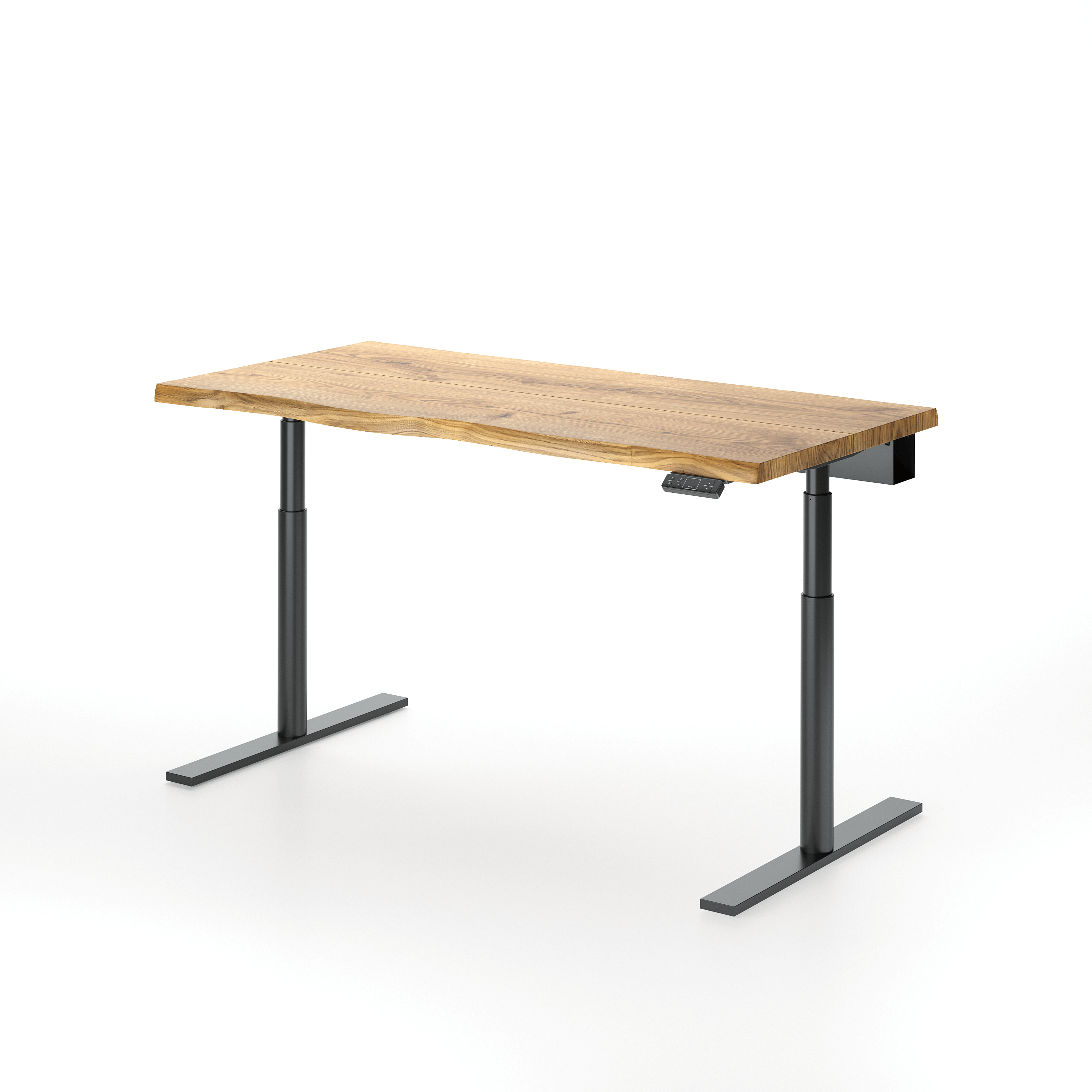 OAKO desk #Alive Wood Combo_Natural - Black