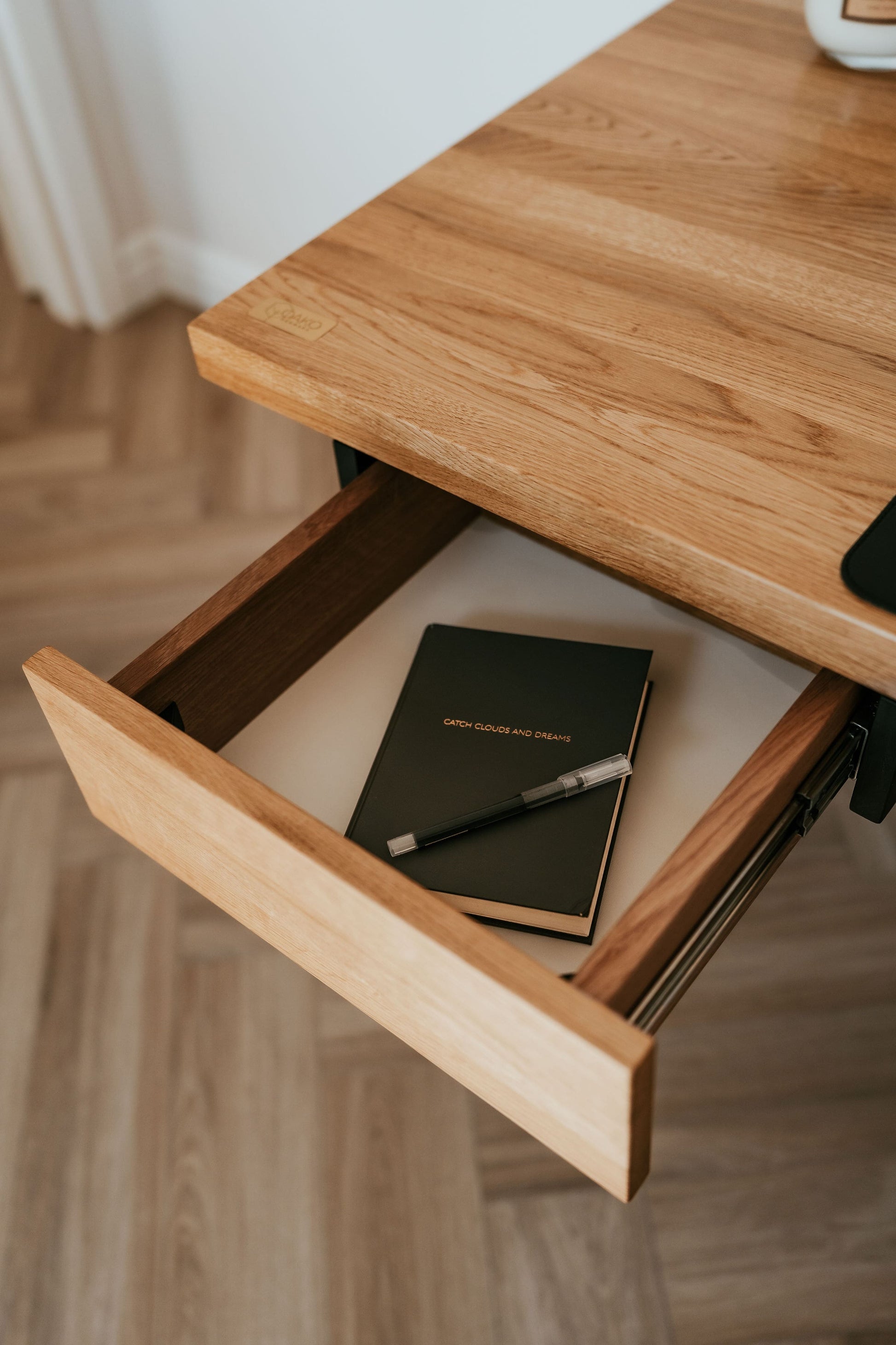 Solid Oak Desk | Wood Desk with Drawers | OAKO Denmark