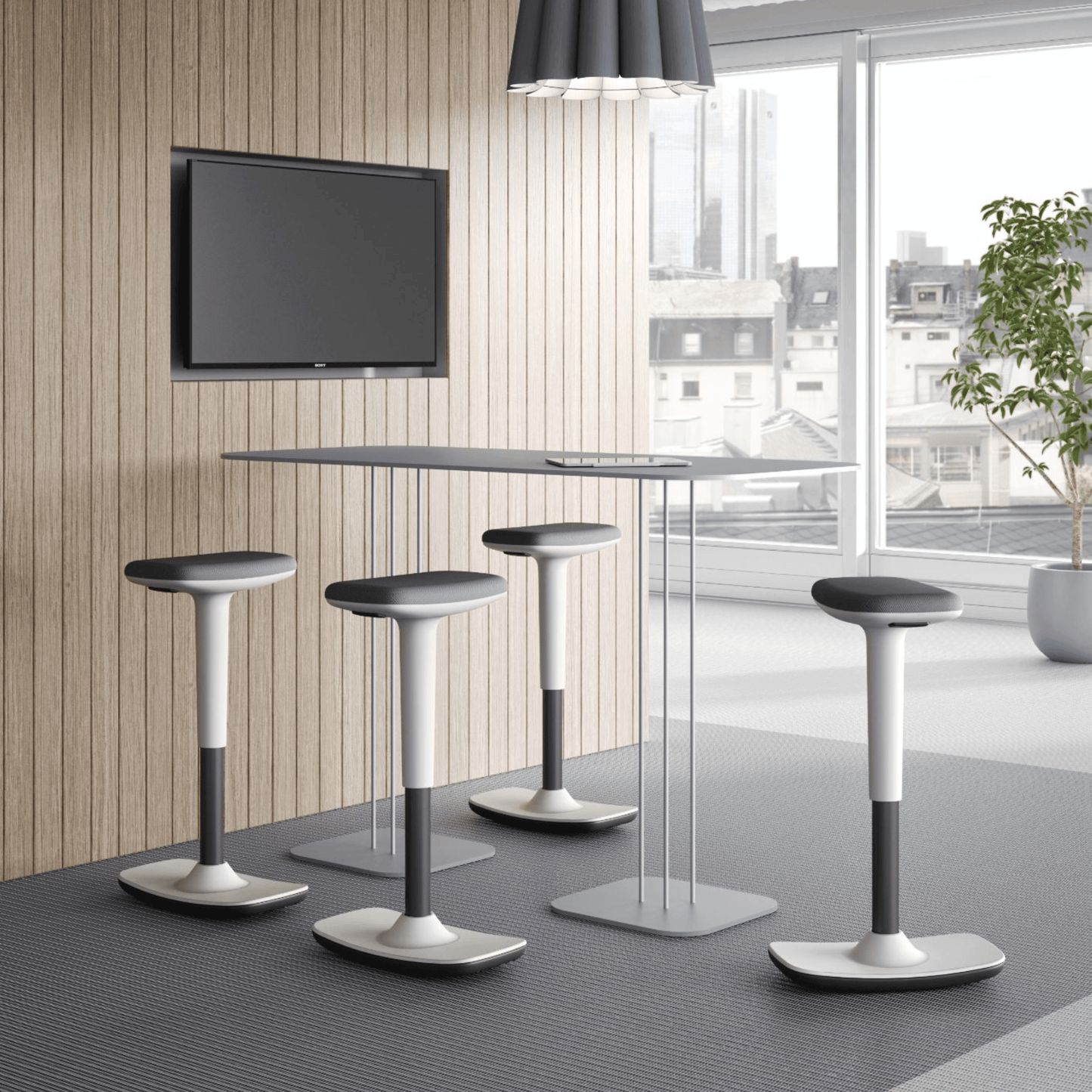 Standing Desk Stool | Adjustable Stool Chair | OAKO Denmark