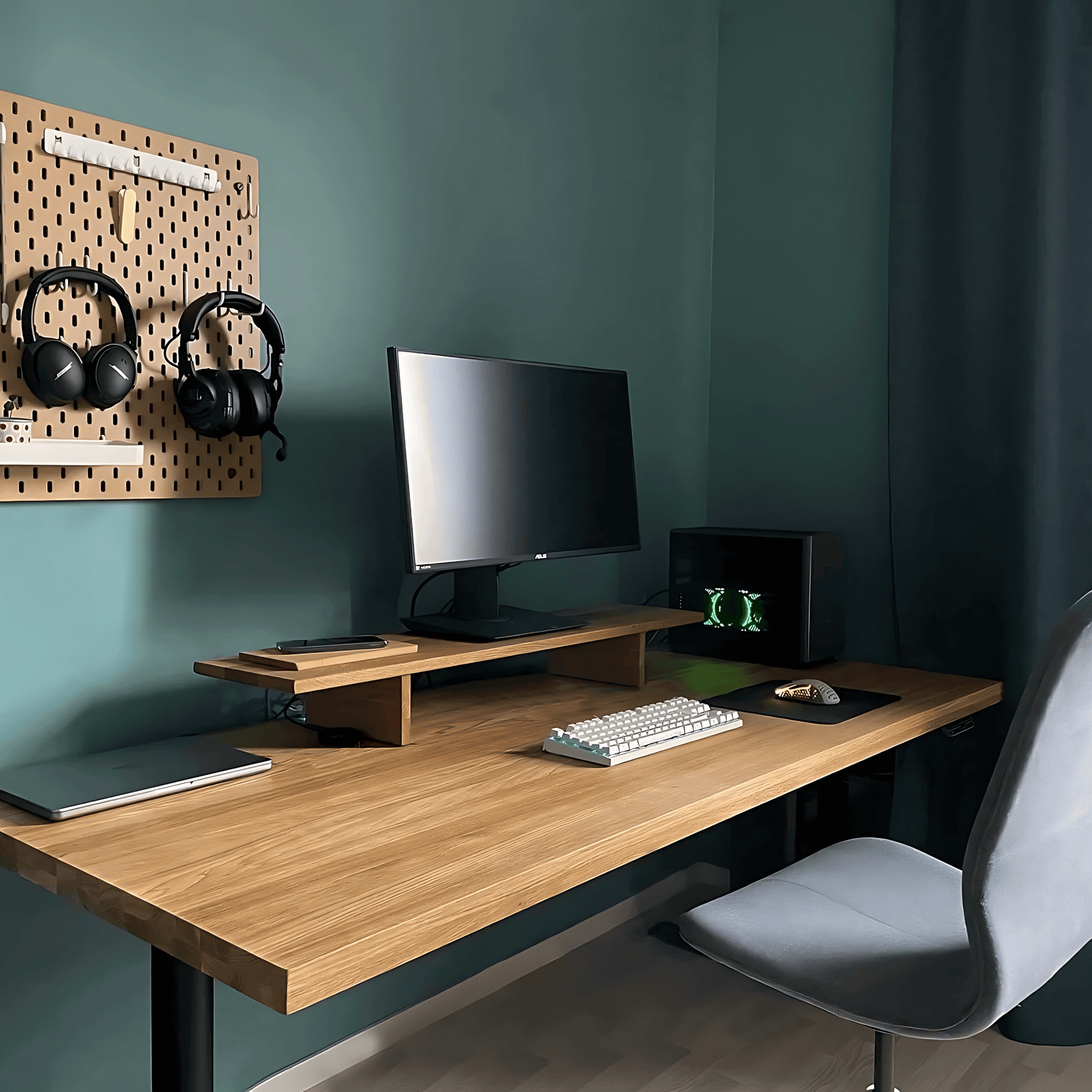 Oak Wood Stand Desk | Buy Stand Desk | OAKO Denmark