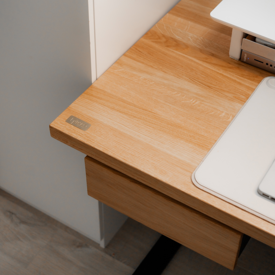 "Golden-Crust" Solid Oak Desk