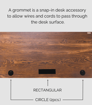 Desk Cable Grommet | Under Desk Cable Management | OAKO Denmark