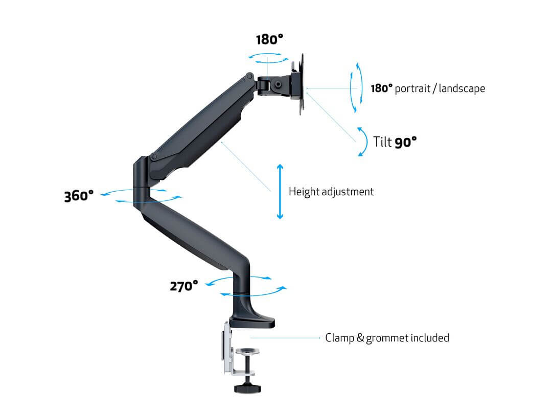 LCD Monitor Arm | Best Monitor Arm | OAKO Denmark